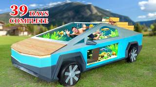 Turn first TESLA CYBERTRUCK into AMAZING AQUARIUM
