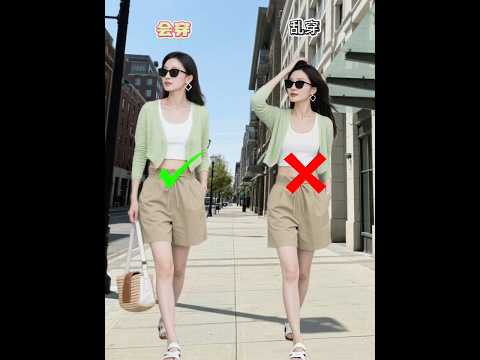 会穿的女人真的很美，会穿搭过美丽清爽夏天 #穿搭技巧 #fashion #搭配分享