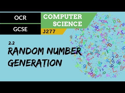 73. OCR GCSE (J277) 2.2 Random number generation