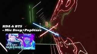 Download lagu [Beat Saber] K/DA x BTS – Pop/Stars & Mic Drop (Expert) mp3