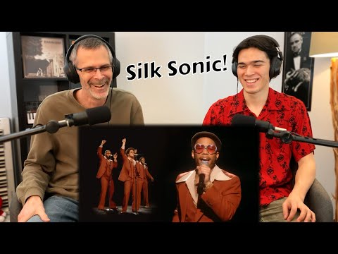 Dad & Son React to Silk Sonic “Leave The Door Open” Live at the Grammys