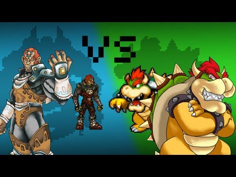 Ganon VS Bowser - The 8Bit Rap Battles #4