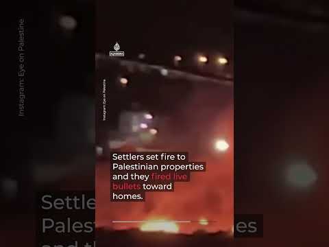 Settlers attack Palestinian towns in Occupied West Bank