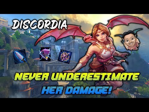 DISCORDIA MID: NEVER UNDERESTIMATE HER DAMAGE! | Smite Ranked