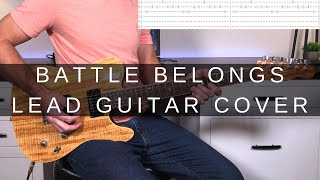 Battle Belongs Lead Guitar Cover/Tutorial + TAB | Phil Wickham