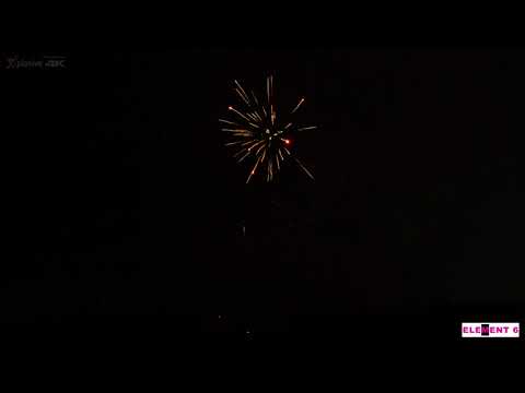 SCB3014 - 25s 30mm Gold Chrysanthemum to Colour Flash (4k video)