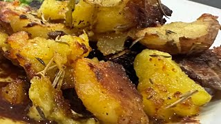 Air Fry Smash Potatoes & Steak ~ Best Recipe Ever ! ~ #5 ~ Breville Smart Oven Air Fryer Pro !