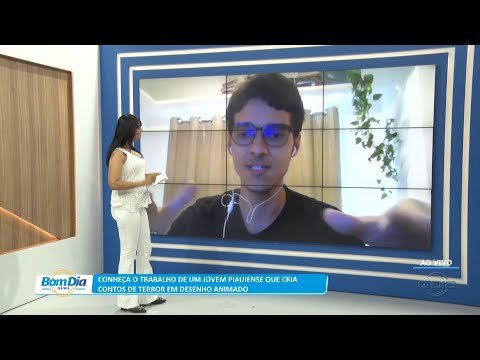Conheça o trabalho de um jovem piauiense que cria contos de terror em desenho animado 28 10 2022