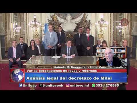 El análisis legal del decretazo de Milei