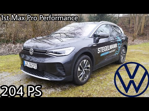 2021 VW ID.4 1st Max Pro Performance (204 PS) Der elektrische Tiguan - POV Review, Fahrbericht