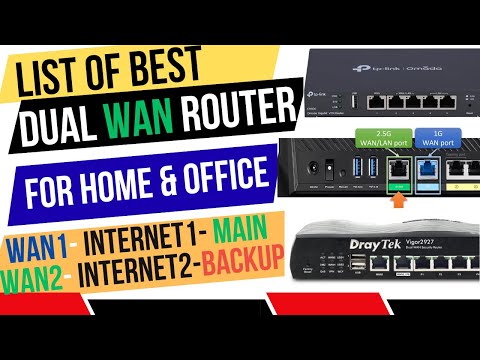 Best Dual WAN Router for Failover & Load Balance for Home and Office Network