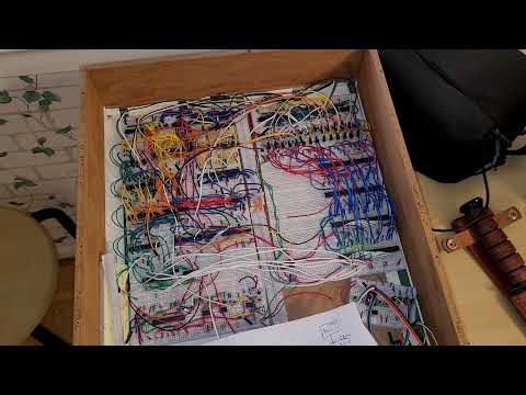 Building a 4-bit breadboard computer with 12-bit addressable memory.