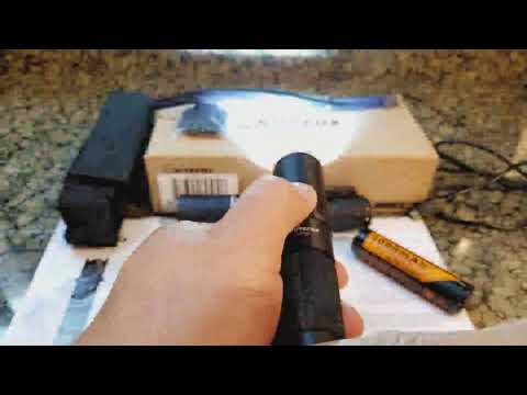 How to operate Nitefox UT20 high power tactical flashlight rechargeable