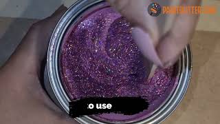 Sparkly Glitter for Paints - with Rainbow effect
