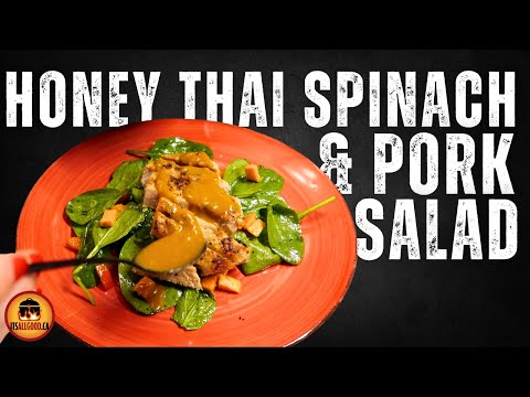 Honey Thai Spinach & Pork Salad Recipe