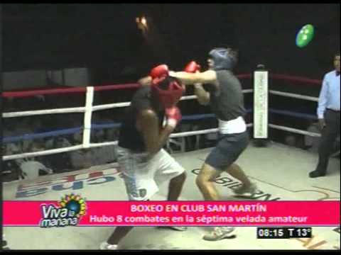 Boxeo en el club San Martín