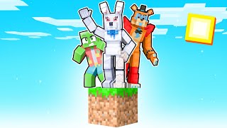 One Block SKYBLOCK with VANNY in Minecraft!