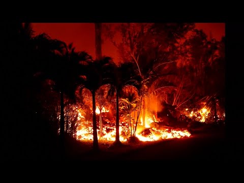 Vulkan Kilauea spukt weiter: Lava kommt Kraftwerk gefährlich nah