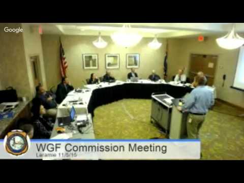 WGF Commission Meeting 11/6/2015 Afternoon Edition