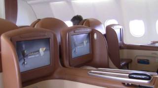 preview picture of video 'Oman Air Business Class, Abflug Muscat'