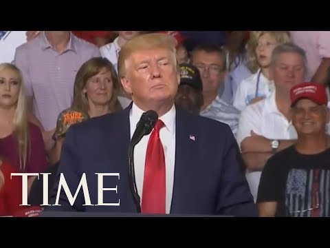 Crowd Chants 'Send Her Back!' At President Trump's Combative North Carolina Rally | TIME