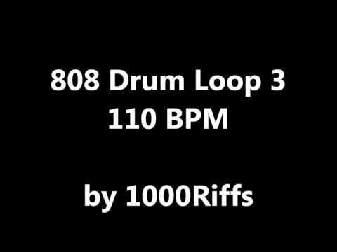 808 Drum Loop 3 : 110 BPM - Beats Per Minute
