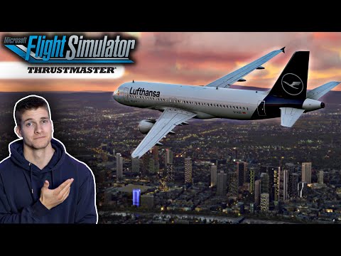 Im Lufthansa A320 unterwegs! Flight Simulator LIVE - VATSIM - Thrustmaster TCA - AeroSimGermany
