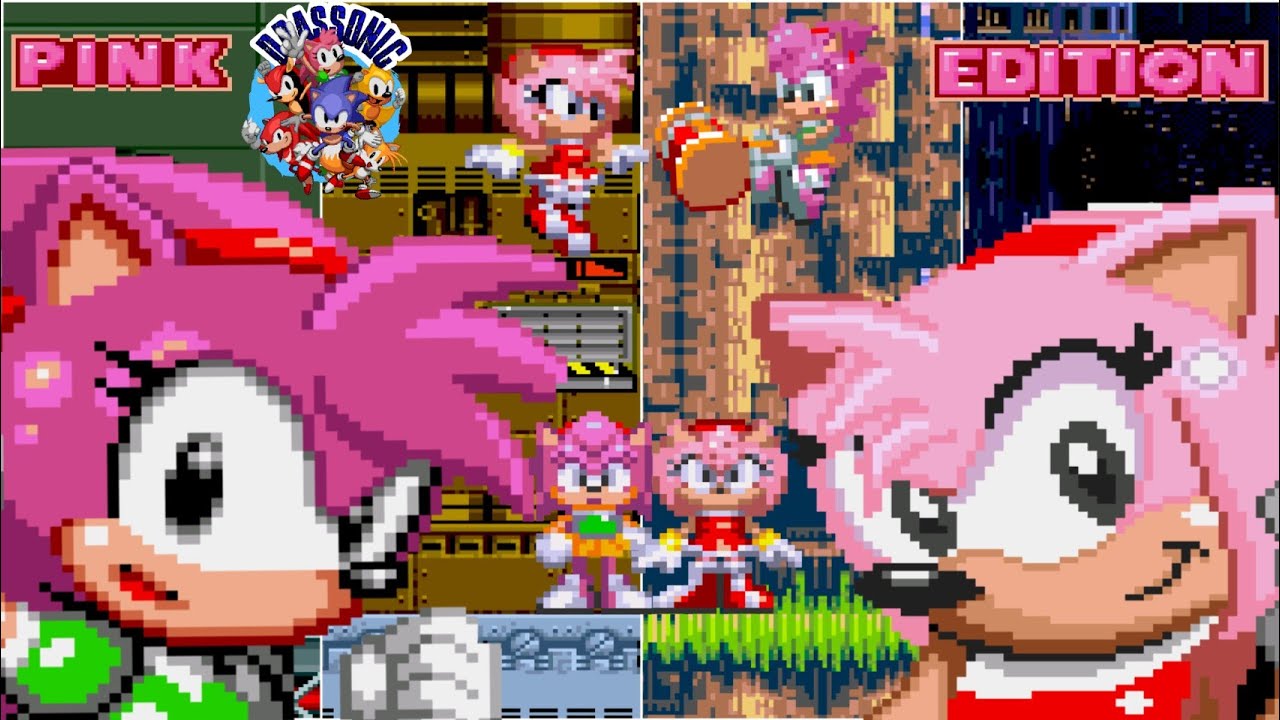 Amy Rose Classic & Modern In Sonic Classic Trilogy
