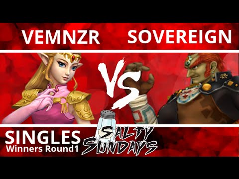 Salty Sunday 41 - Vemnzr (Zelda/Marth/TLink) VS Sovereign (Ganondorf/Snake) - Project M Singles