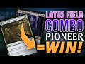 I WIN WITH THIS! Bala Ged Recovery + Peer into the Abyss = DEATH in MTG Pioneer Lotus Field Combo