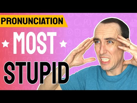 English Pronunciation is STUPID!! (Look at these CRAZY examples!)