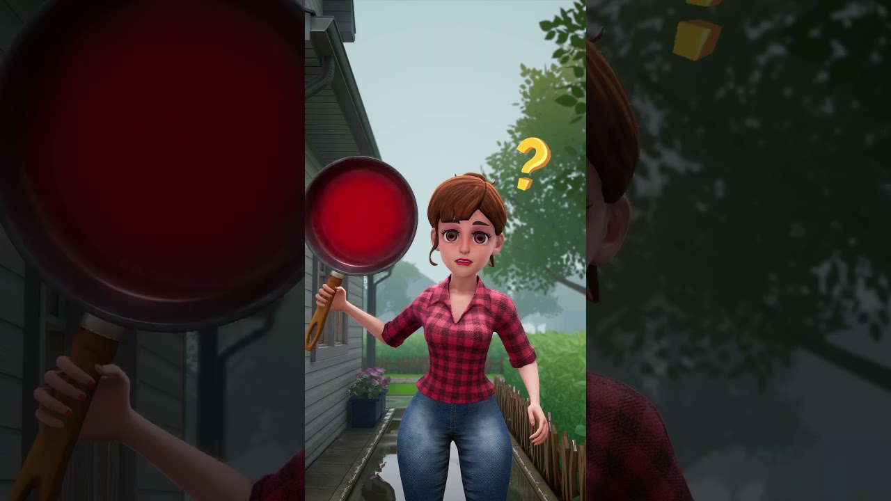 KittenMatch3D A mother will do anything for her child, and the same goes for a cat.#ねこ #cat #fyp