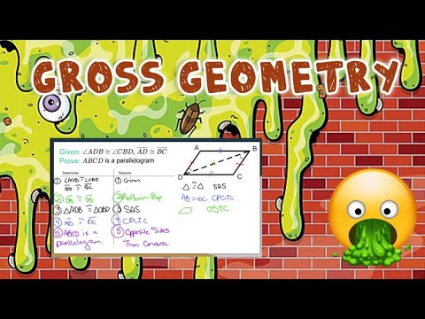 Gross Geometry: Two-Column Proof: Proving a Quadrilateral is a Parallelogram (Proof 2)