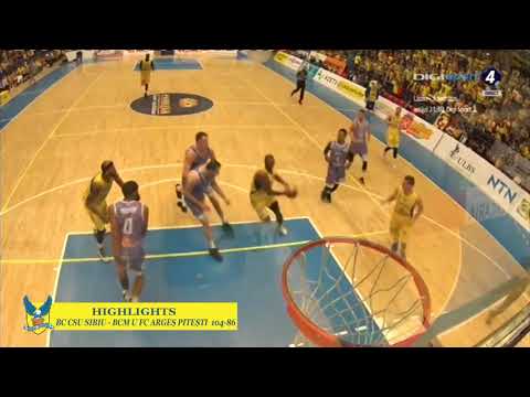 Highlights BC CSU Sibiu vs Pitesti 104-86