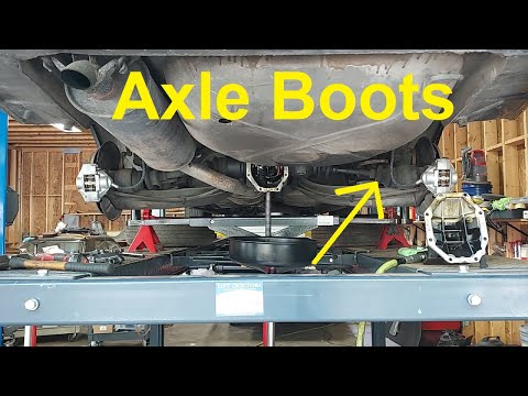 1985 300D Part 3 - Axles, Sway Bar End Links, Diff Service