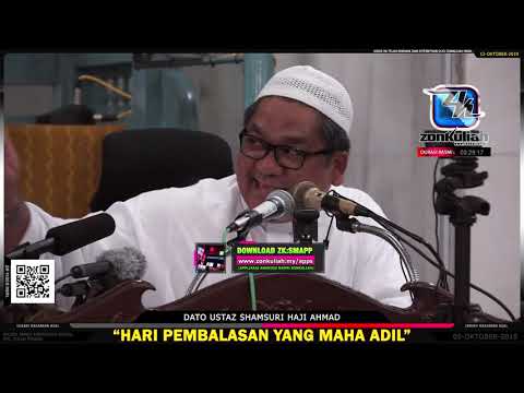 TAZKIRAH : Hari Penyesalan Para Pendosa - Ustaz Shamsuri Haji Ahmad