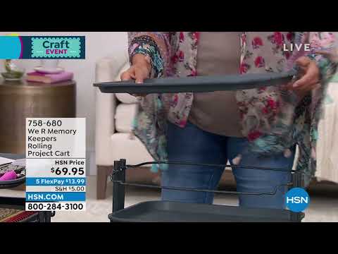 We R Memory Keepers Rolling Project Cart