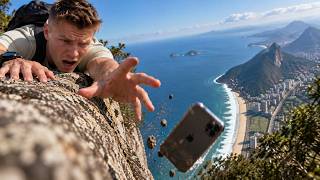 pavojingiausias ŽYGIS mano gyvenime (iškrito telefonas) – Brazilija, Rio