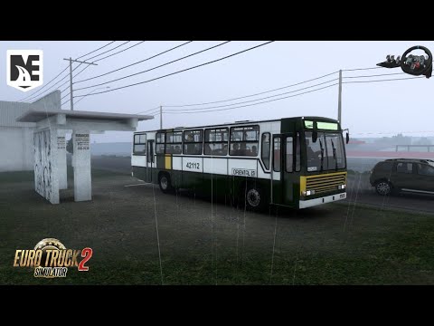 CHUVA FORTE NA VIAGEM - CAIO VITORIA LOTADO - OURINHO PARA ASSIS - ETS2 MOD BUS