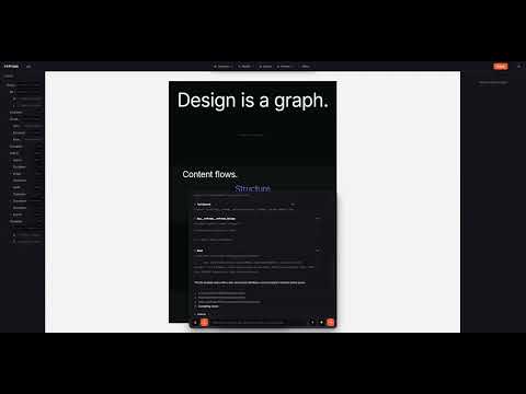 AI-native design engine · Reframe 소개 영상