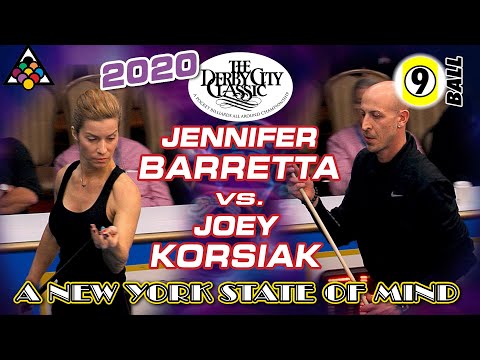 A NY State of Mind: Jennifer BARRETTA vs. Joey KORSIAK: 2020 DERBY CITY CLASSIC 9-BALL
