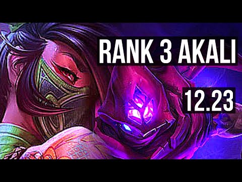 AKALI vs MALZ (MID) | Rank 3 Akali, 10/1/7, Godlike, Rank 15 | EUW Challenger | 12.23