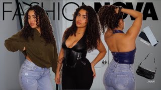 FASHION NOVA FALL TRY ON HAUL (more basics + girls night outfits) 2025