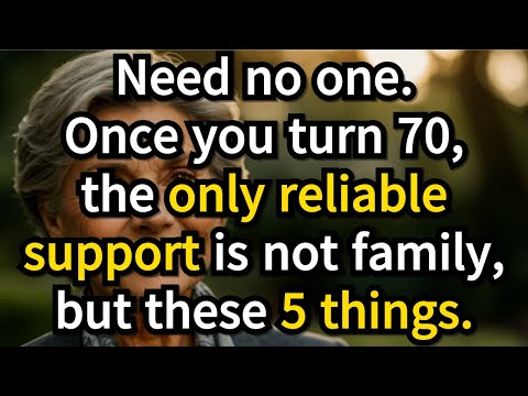 The 5 things seniors must rely on instead of family for happiness, health, and peace!