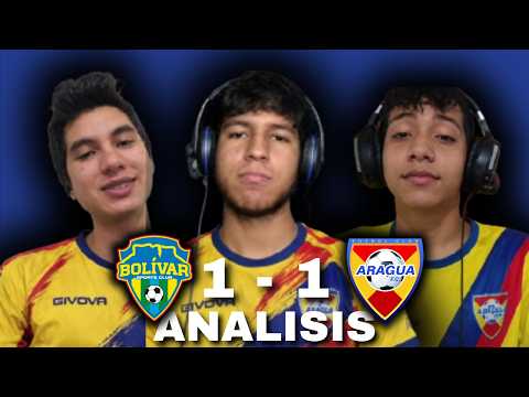 PUNTITO INTELIGENTE. Bolivar 1 - 1 Aragua FC. Análisis.