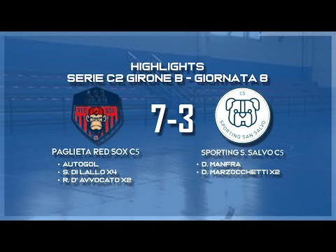 Paglieta Red Sox C5 - Sporting S. Salvo C5 7-3 - HIGHLIGHTS - Serie C2/B Giornata 8 - 29-11-25