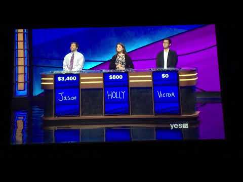 Jeopardy SEASON 36 PREMIERE, Jason Zuffranieri Day 7 - 1st Daily Double found (9/9/19)