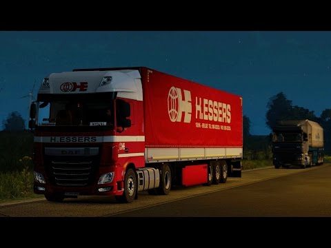ETS 2 1.27 ProMods 2.16 DAF XF106 Antwerpen - E45 Truckstop Part 2/2