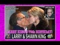 Larry King Celebrates 79th Birthday With A Kiss From Wife