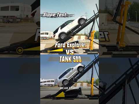 Ford Explorer or Tank 500？Who is better in Climbing Test? #ford  #tank500  #offroad